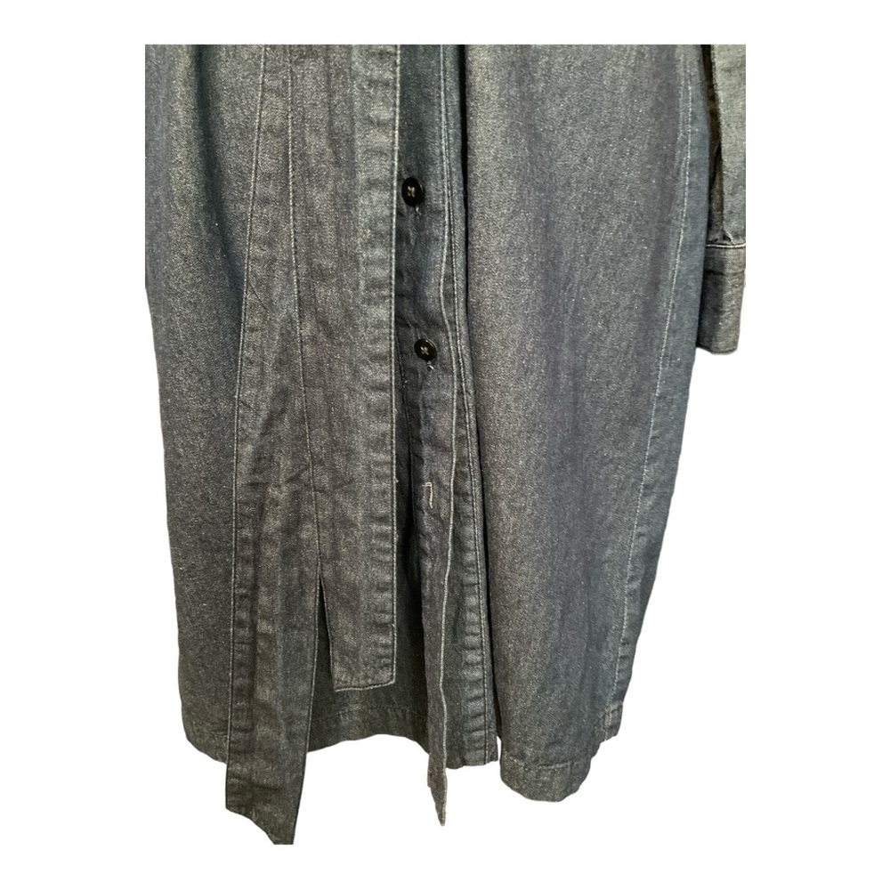 Draper James Chambray Belted Shirtdress Size 8 - Picture 5 of 8